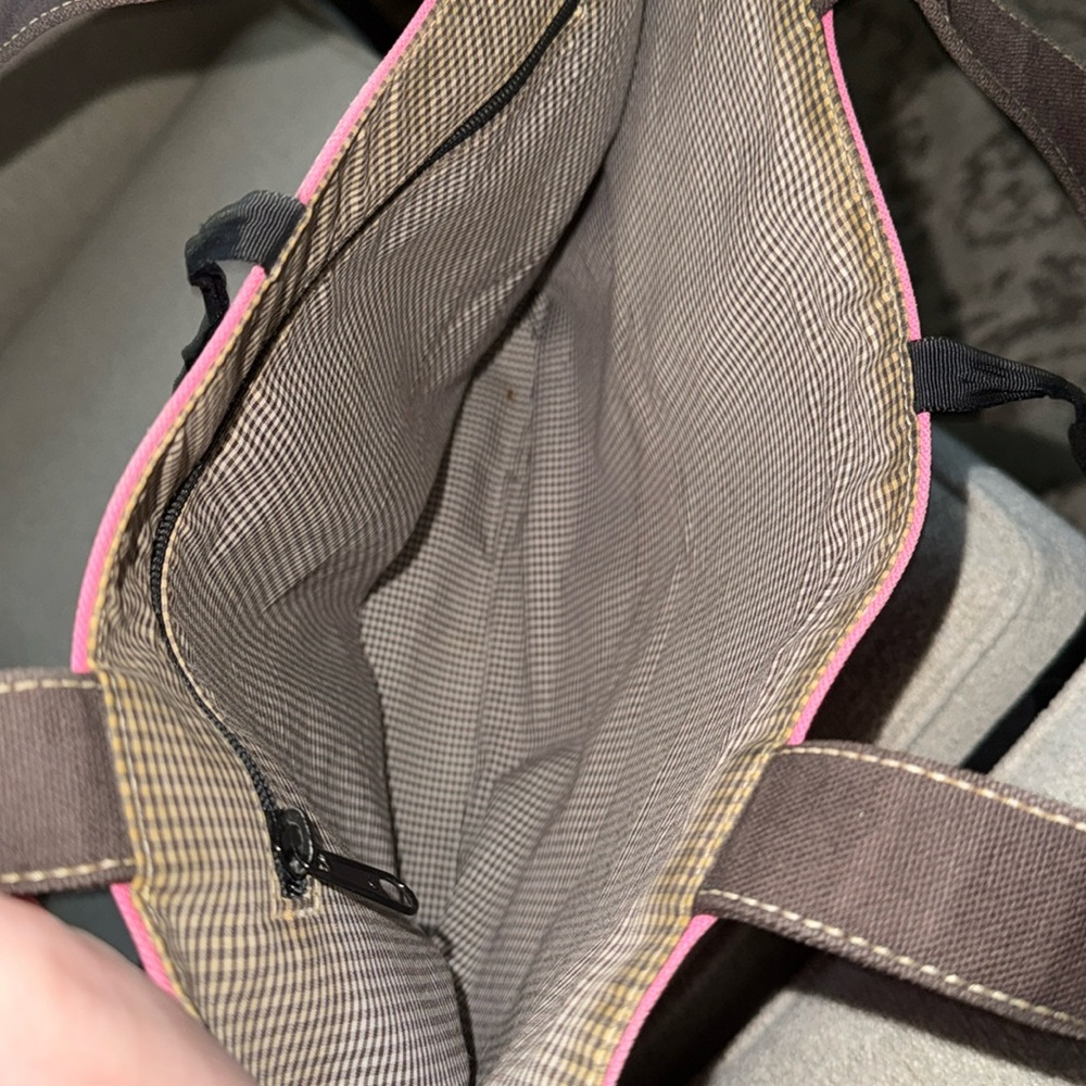 Kate Spade Pink and Brown Totes with Modern Design - Picture 7 of 10